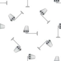 Security cameras observing public space seamless pattern vector