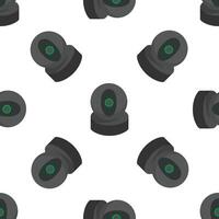 Security camera pattern providing surveillance and protection vector