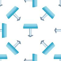 Seamless pattern of blue springboards for diving and jumping into water vector
