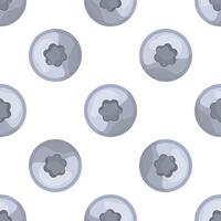 Seamless pattern of ripe blueberries creating a vibrant and fresh design vector