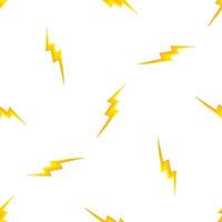 Lightning bolt pattern striking energy background design vector