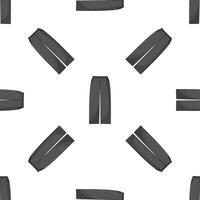 Seamless pattern of gray pants rotating on white background vector