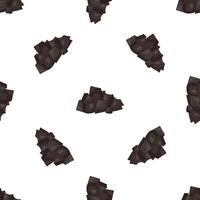 Shungite seamless pattern representing healing and protection vector