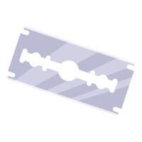 Sharp double edge razor blade for precise shaving vector