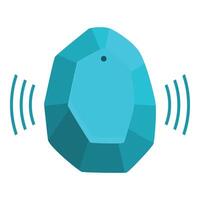 Smart tag emitting wireless signal for object tracking vector