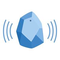 Smart tracker sending location signal, using wireless technology for positioning and tracking vector