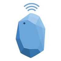 Smart tag emitting wireless signal for object tracking vector