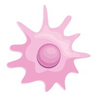 Ovum with irregular shape surrounded by corona radiata showing fertilization process vector