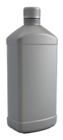 3D Rendering of a Simple Plastic Bottle png