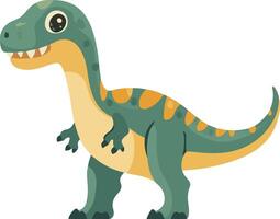 cute simple Thecodontosaurus clipart vector