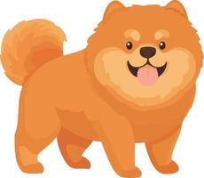 cute simple Chow Chow clipart vector