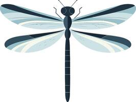 lovely cute simple dragonfly clipart vector