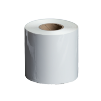 Roll of plain white material, transparent background png