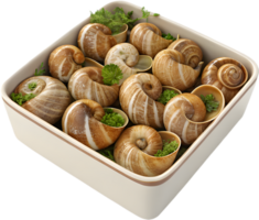 Tantalizing Escargot Dish for an Unforgettable Dining Experience. . png