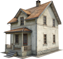 Raw Concrete Building Clipart Featuring Minimalist Architecture Aesthetics. . png