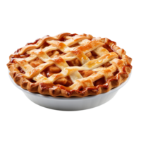 apple pie isolated on transparent background png