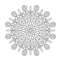 Design squares halftone effect gradient black on white background mandala design vector