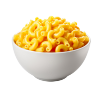 Bowl of mac and cheese isolated on transparent background png