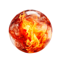 Fire Ball isolated on transparent background png