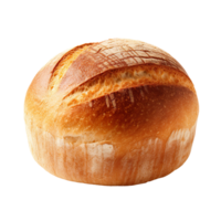 Loaf of round bread isolated on transparent background png