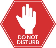 do not disturb sign or or hand palm sign do not enter png