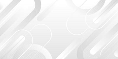 Abstract and Minimalist Geometric White Background. White Light Gradient Background for Banner or Poster Design vector