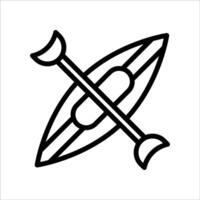 Nice Canoe Icon Design Nice to See vector