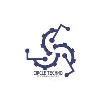 Technology icon and symbol template illustration vector