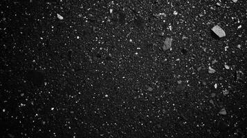 Dirty Black Old Rough Scratch Dust Grunge Black Distressed Noise Grain Texture Background photo