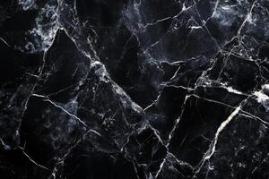 An elegant abstract background featuring a black and silver marble texture. The shiny and sophisticated design is perfect for showcasing premium products photo