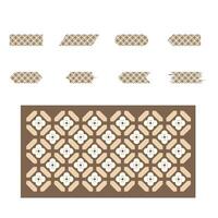 Balinese Indonesian Batik pattern vector