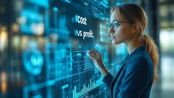 Cost vs profit - a business case study photo