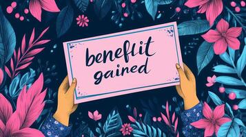 Benefits gained from a healthy lifestyle photo
