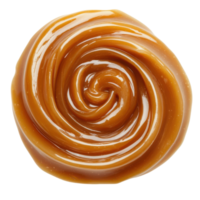 Caramel Swirl Isolated for Culinary Use on transparent background png