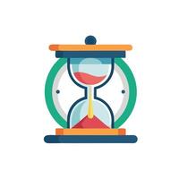 Time design isolated flat illustration on white background vector