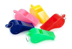 Toy Whistle Multi Colored photo