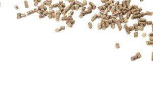 Energy. Pellets on the table photo