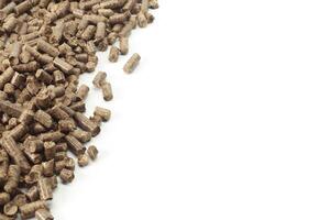 Energy. Pellets on the table photo