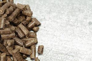 Resource. Pellets on the table photo