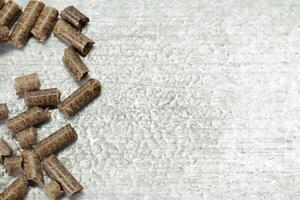 Resource. Pellets on the table photo