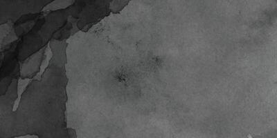 Black grunge texture. Abstract black watercolor background. Abstract painting with distressed texture. Black and white wall texture. vector