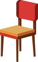 Chair design template vector