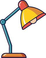 How to create a lamp bulb Icon with a white background vector
