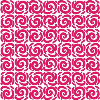 Cute trendy seamless pattern with abstract paper cut elements shape vector