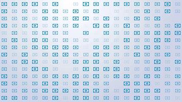 Paper Bill Icon Pattern Background Loop video