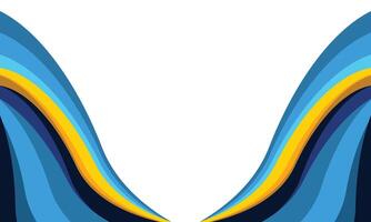 abstract background wave corners vector