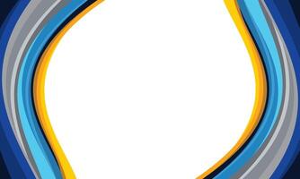 cool abstract background wave corner for frame vector