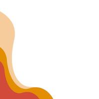 abstract simple wave corner for frame vector