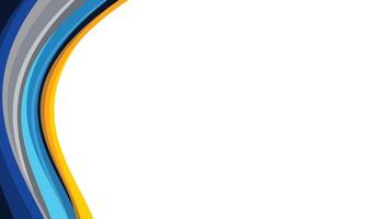 abstract wave corner for frame vector