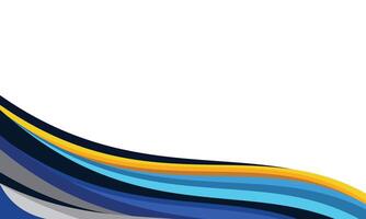 cool horizontal abstract modern wave background vector